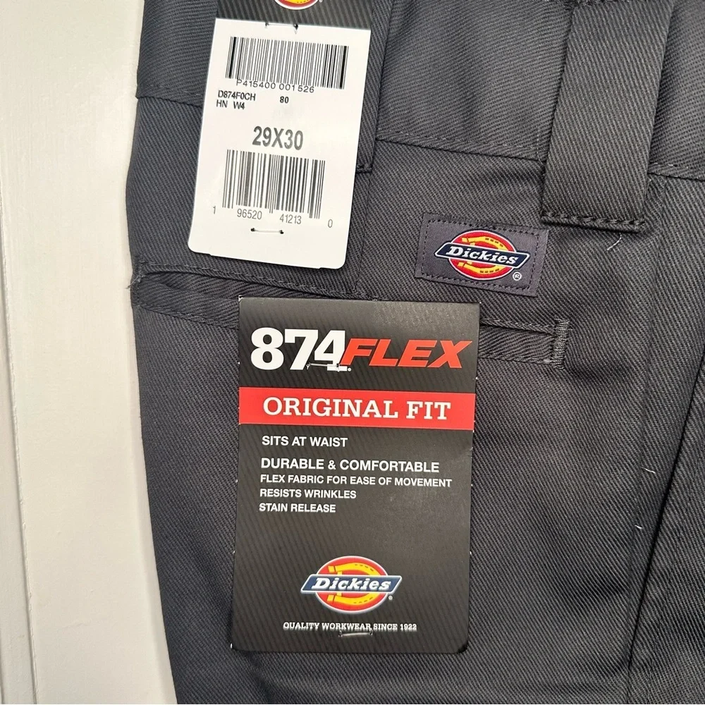 Dickies 874 Flex Original Fit Pants NWT 29x30 - Picture 1 of 6